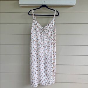 Abercrombie oranges midi dress